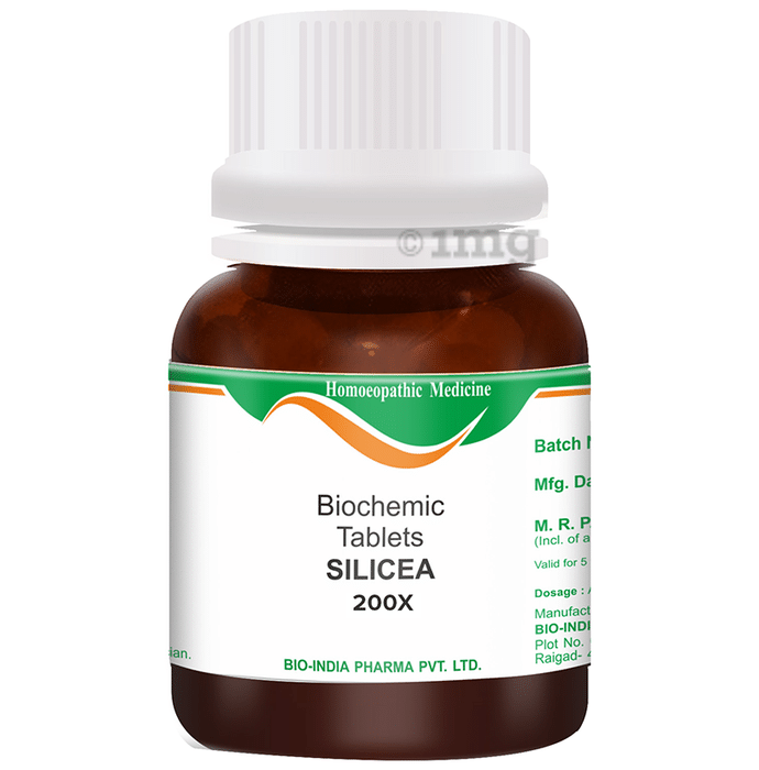 Bio India Silicea Biochemic Tablet 200X