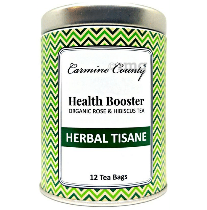 Carmine County Herbal Tisane Tea Bag Health Booster