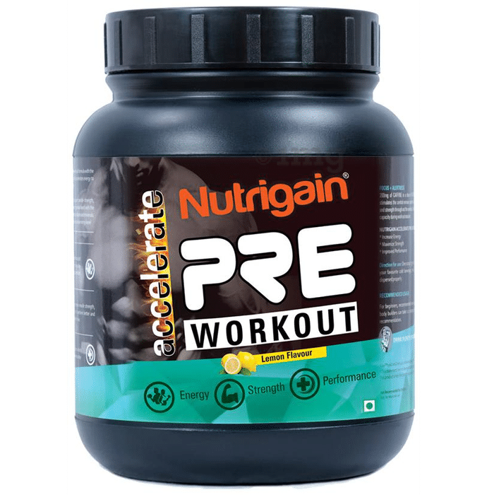 Nutrigain Accelerate Pre Workout Lemon
