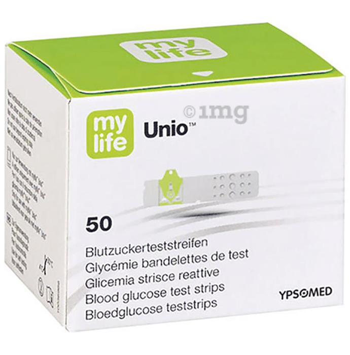 MyLife Unio Blood Glucose Test Strip (Only Strip)