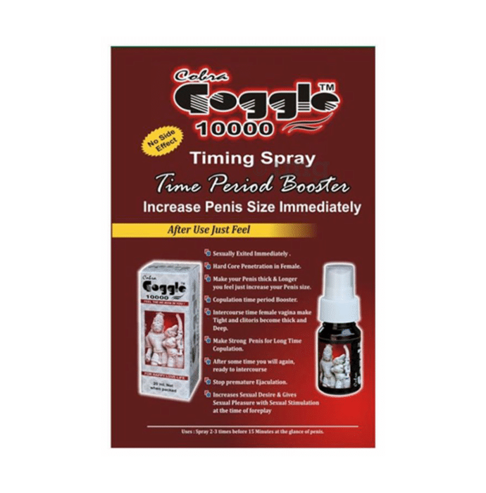 Goggle 10000 Timing Spray for Men
