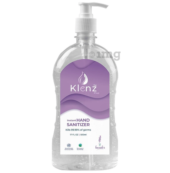 Klenz Plus Instant Hand Sanitizer Lavender