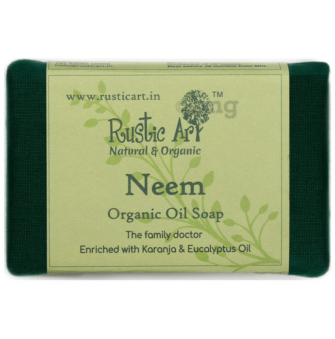 Rustic Art Neem Organic Oil Soap