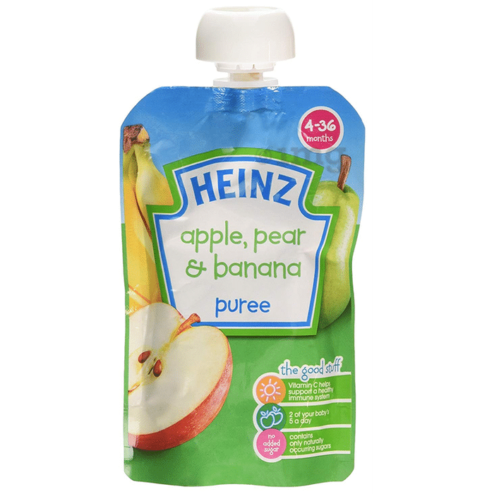 Heinz Puree Apple Pear & Banana