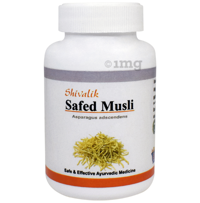 Shivalik Herbals Safed Musli 500mg Capsule Pack of 2