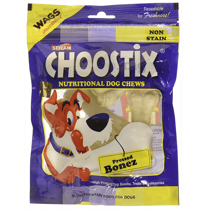 Choostix Pressed Dog Bone (3-inch) Mini