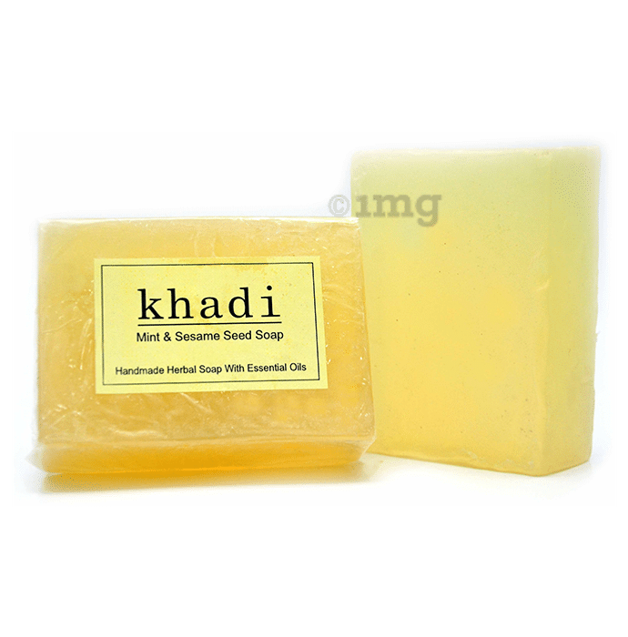 Vagad's Khadi Mint & Sesame Seed Soap