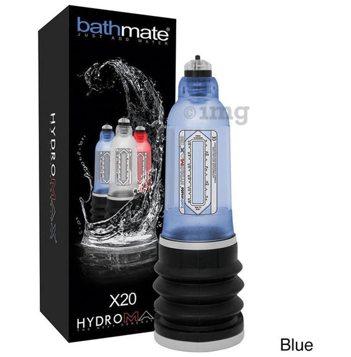 Bathmate Hydromax X20 Male Enhancement Penis Enlargement Pump Blue