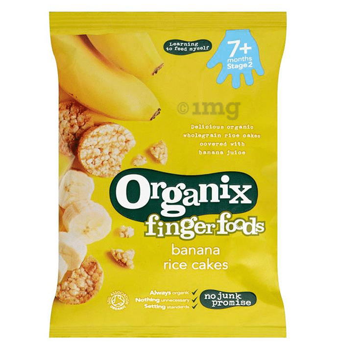 Organix Finger Foods Rice Cakes Banana