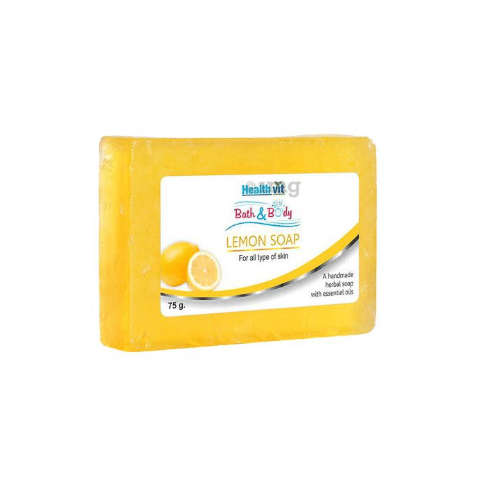 HealthVit Bath & Body Lemon Soap