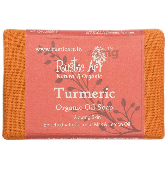 Rustic Art Turmeric Organic Oil Soap