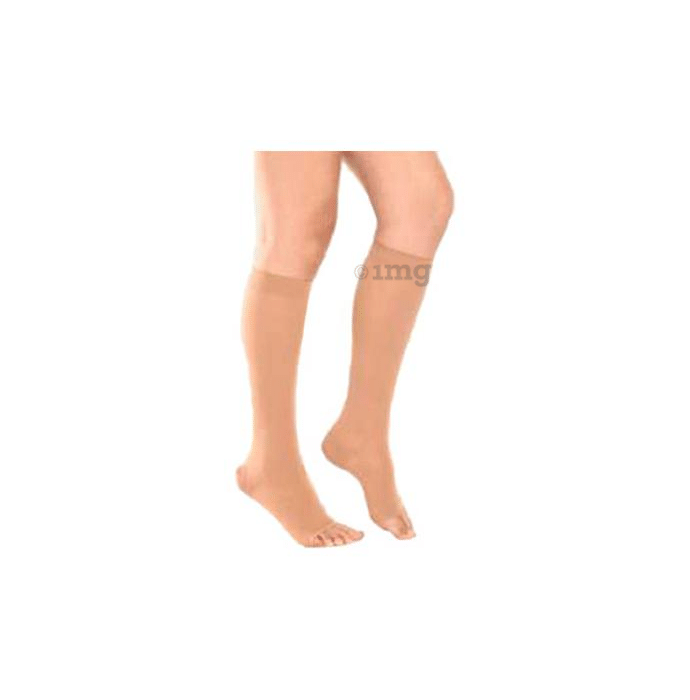 Tynor I 16 Compression Stocking Below Knee Open Toe XL: Buy box of 1.0 Pair  of Stockings at best price in India