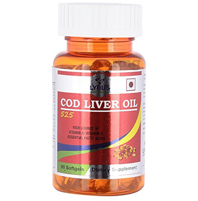 Lyrus Cod Liver Oil 525 Softgels