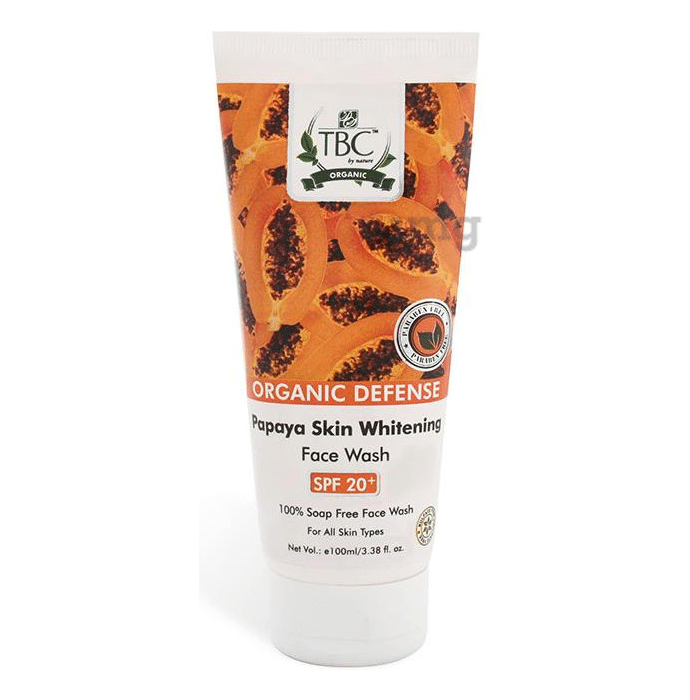 TBC Organic Defense Papaya Skin Whitening Face Wash