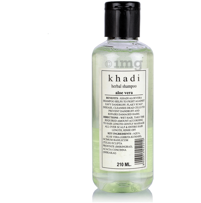 Khadi Herbal Aloe Vera Almond Oil With Honey Herbal Conditioner Shampoo