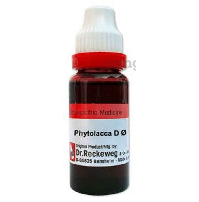 Dr. Reckeweg Phytolacca D Mother Tincture Q