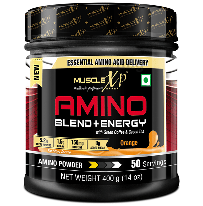 MuscleXP Amino Blend & Energy Powder Orange