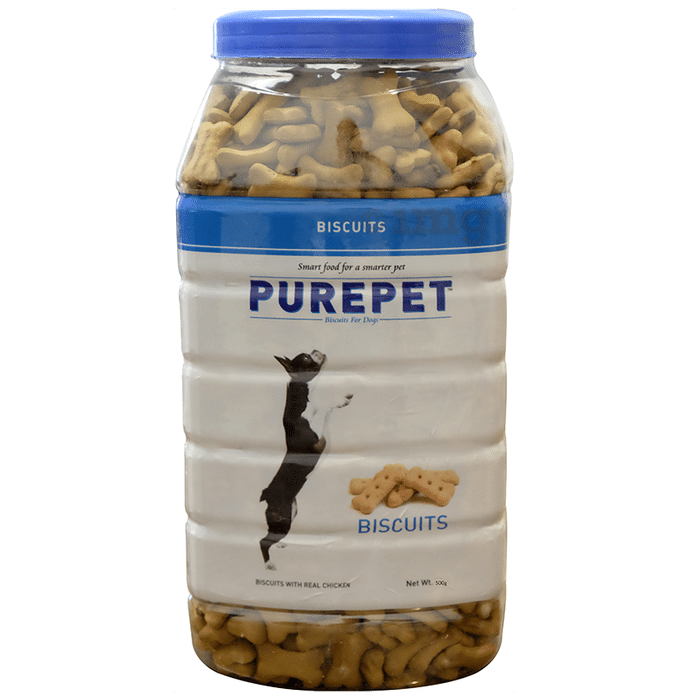 Purepet Real Chicken Biscuits for Dogs | Milk