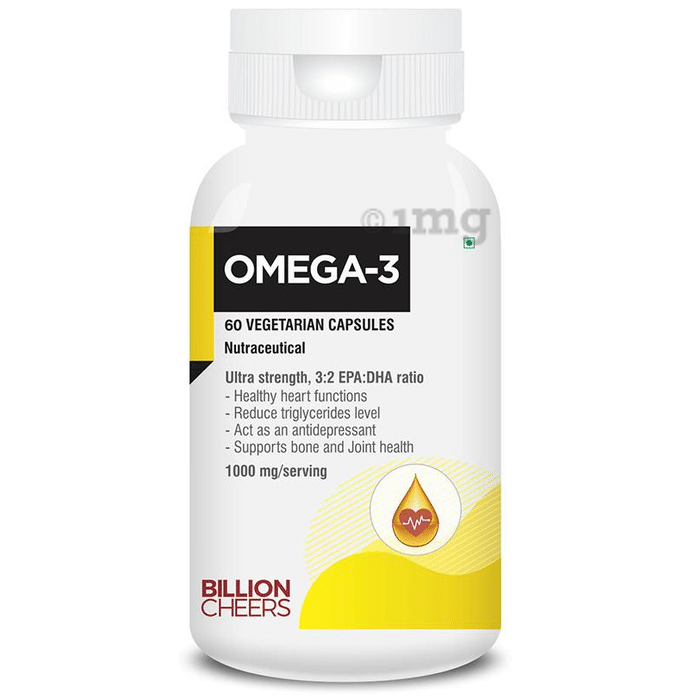 Billion Cheers Omega 3 Vegetarian Capsules
