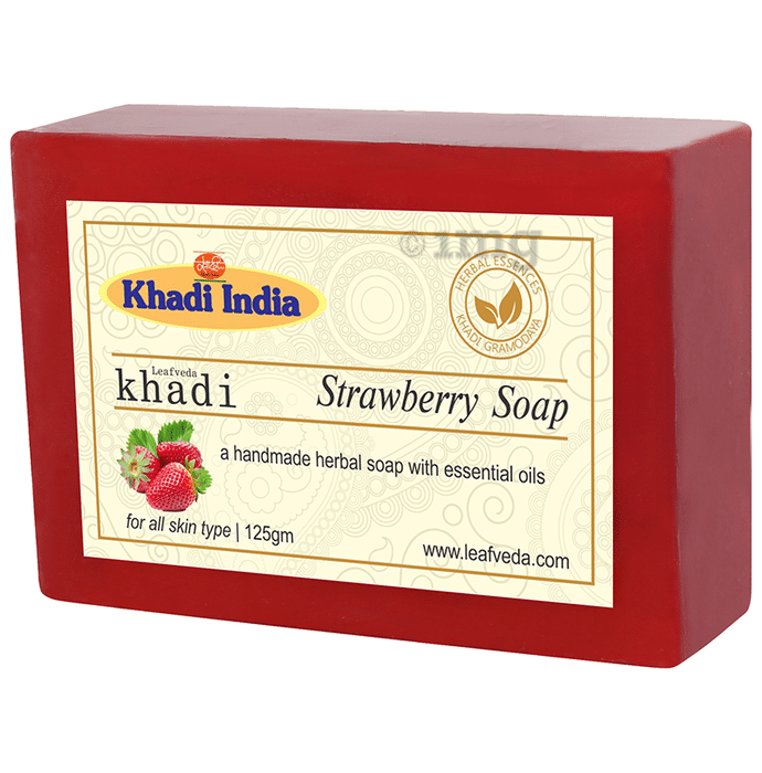 Khadi Leafveda Strawberry Soap