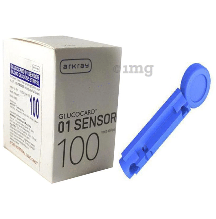 Arkray Combo Pack of Glucocard 01 Sensor 100 Strips and 100 Lancets