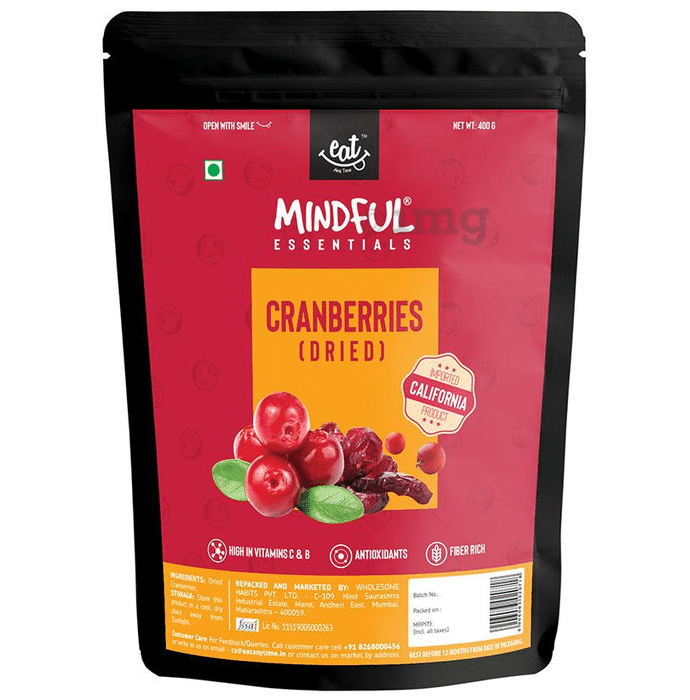 Eat Anytime Mindful Essentials Cranberry (Dried)