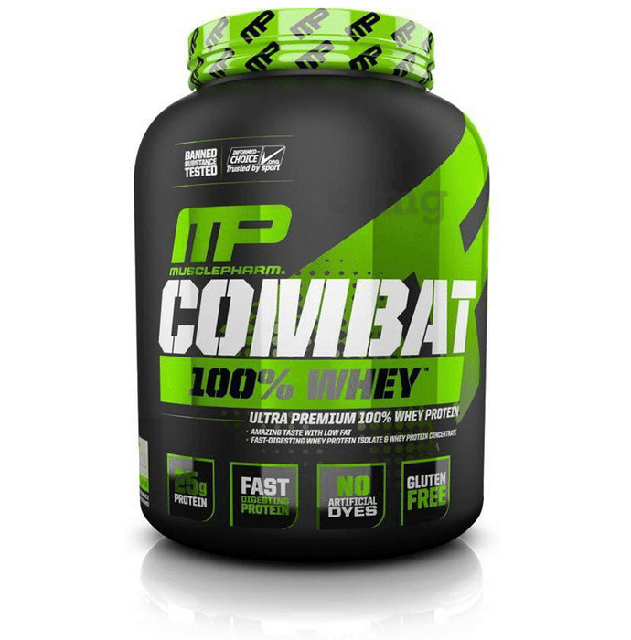 Muscle Pharm Combat 100% Whey Protein Powder Mocha Cappuccino
