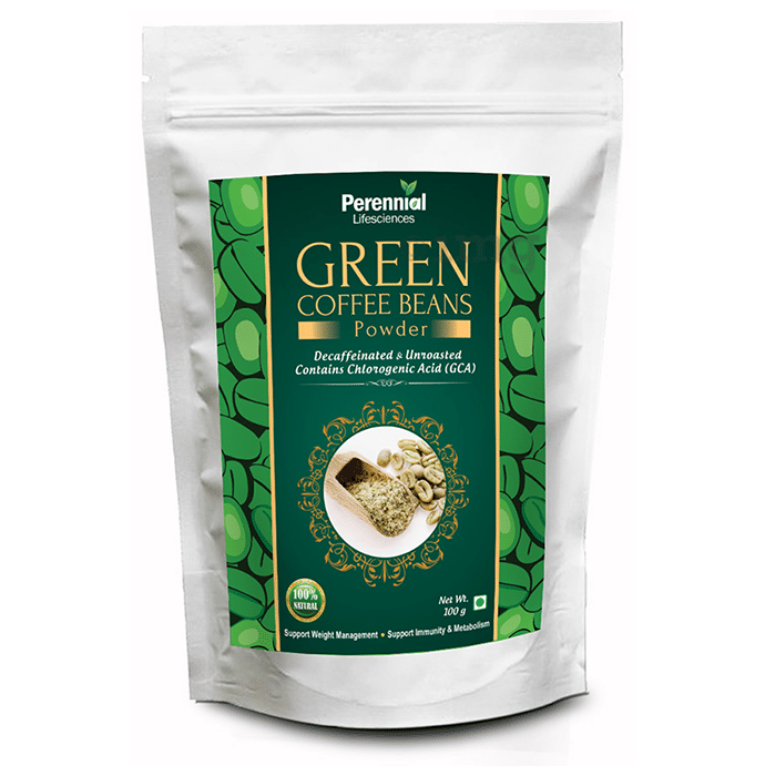 Perennial Lifesciences Organic Green Coffee Beans Powder