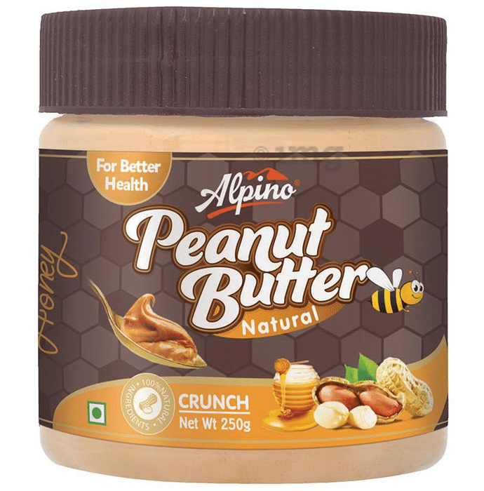 Alpino Natural Crunch Honey Peanut Butter