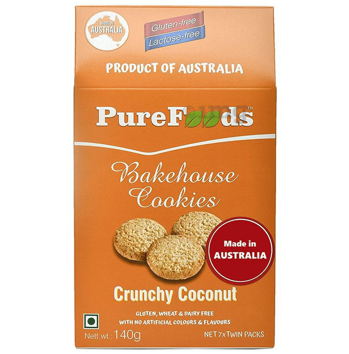 PureFoods Bakehouse Gluten Free Cookie Crunchy Coconut