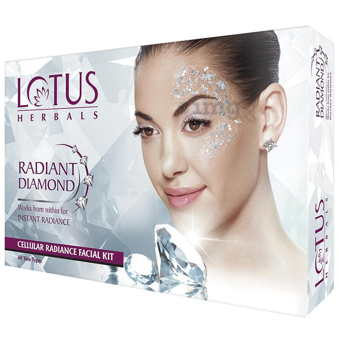 Lotus Herbals Radiant Diamond Cellular Radiance Single Facial Kit