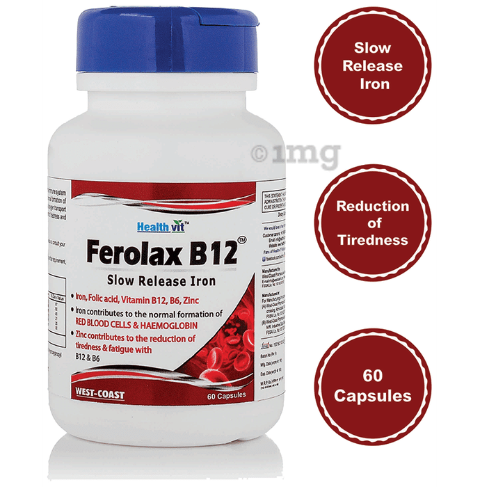 West-Coast Ferolax B12 Slow Release Capsule