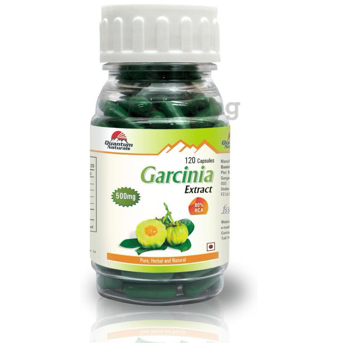Quantum Naturals Naturals Garcinia Extract 500mg Capsule