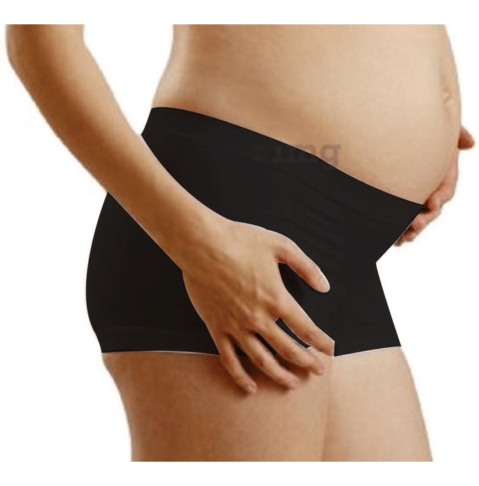 Newmom Seamless Pregnancy Hipster Large Black