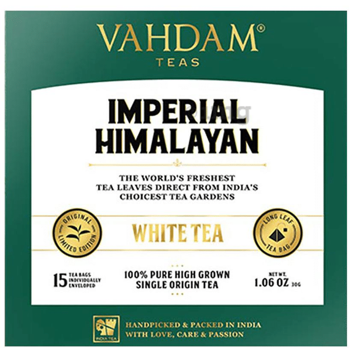 Vahdam Teas Imperial Himalayan White Tea (2gm Each)
