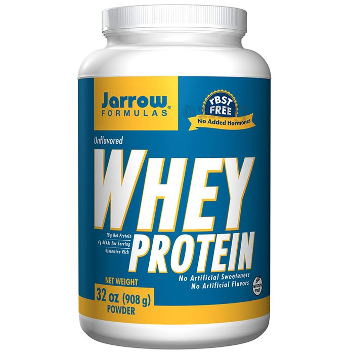 Jarrow Formulas Whey Protein for Muscle Growth | Gluten Free | Unflavoured