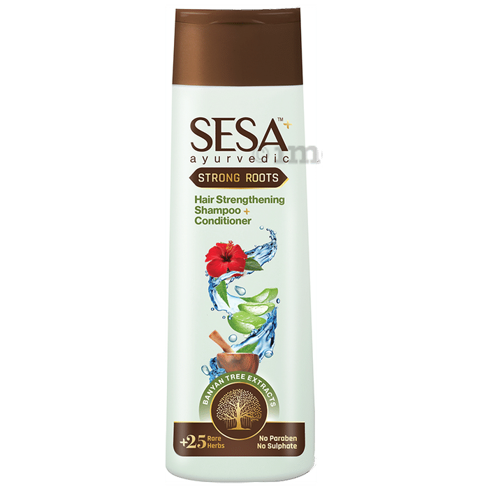 Sesa Ayurvedic Strong Roots Hair Strengthening Shampoo+Conditioner