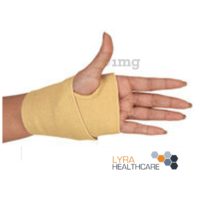 Lyra Healthcare Wrist Brace/Band with Thumb Support Beige