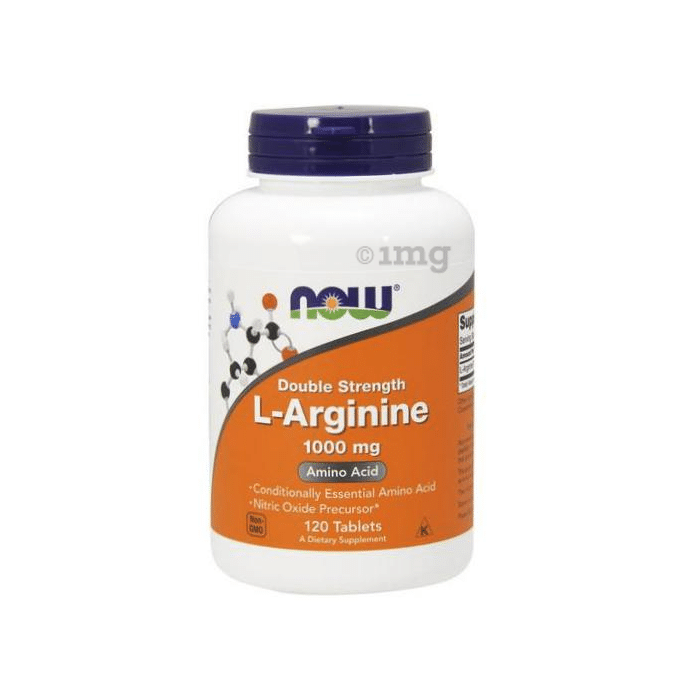 Now L-Arginine Double Strength 1000mg Capsule