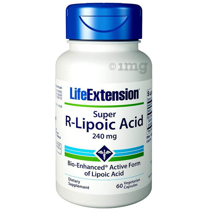 Life Extension Super R-Lipoic Acid 240mg Vegetarian Capsule