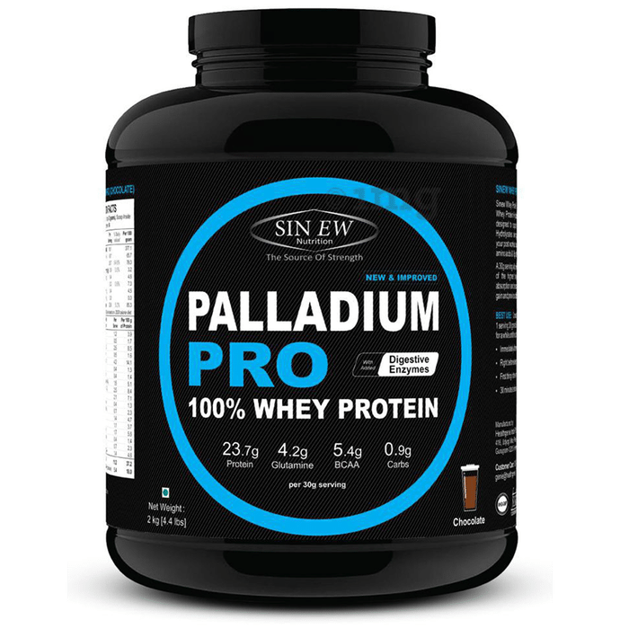 Sinew Nutrition Palladium Pro 100% Whey Protein with Digestive Enzymes Chocolate