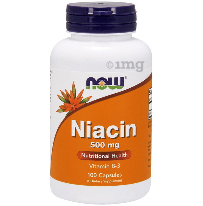 Now Foods Niacin 500mg Capsule