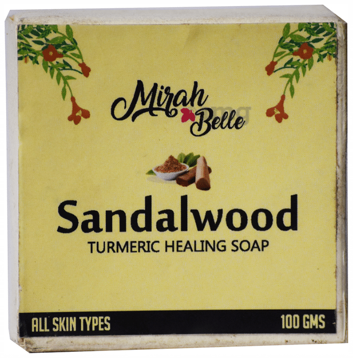 Mirah Belle Sandalwood Turmeric Healing Soap