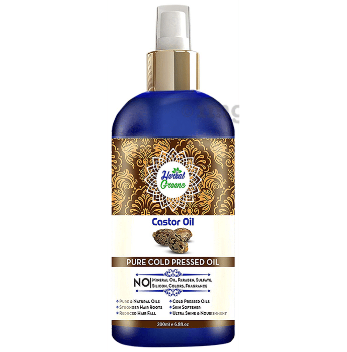 Herbal Greens Pure Cold Pressed Castor Oil