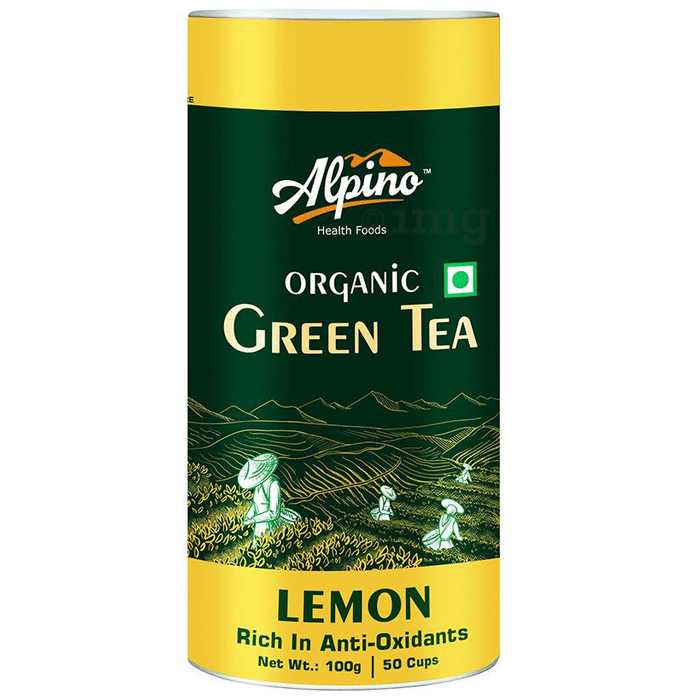 Alpino Organic Green Tea (100gm Each) Lemon