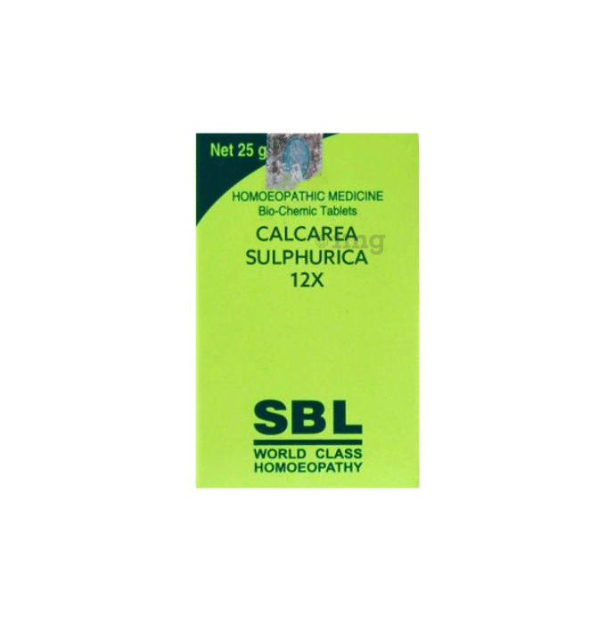 SBL Calcarea Sulphurica Biochemic Tablet 12X