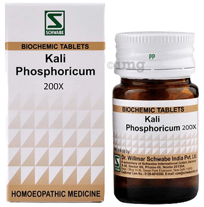 Dr Willmar Schwabe India Kali Phosphoricum Biochemic Tablet 200X