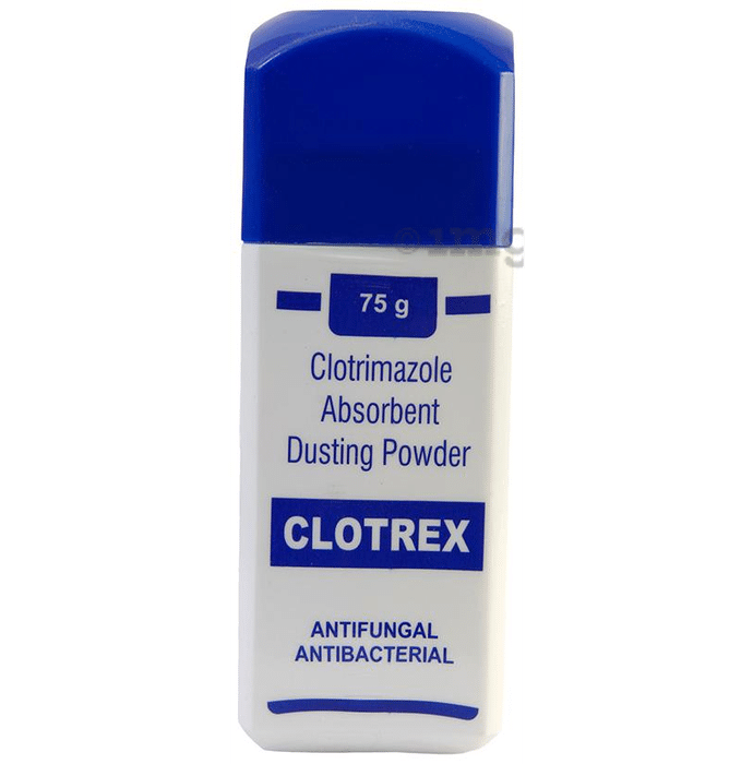 Clotrex Dusting Powder 75gm for Antifungal Infections