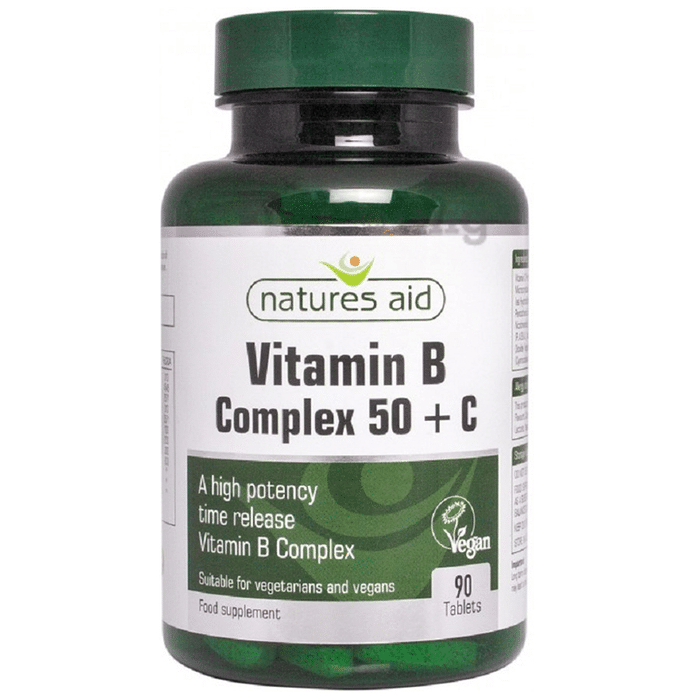 Natures Aid Vitamin B Complex + C Tablet