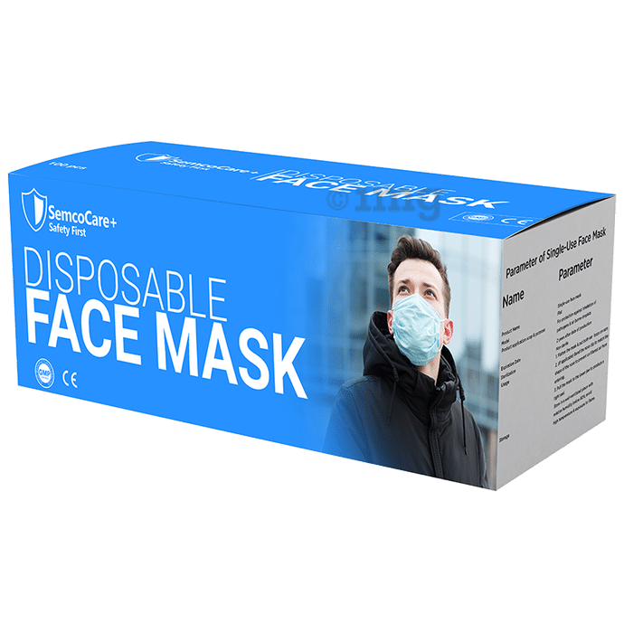 SemcoCare+ 3 Layer Disposable Face Mask